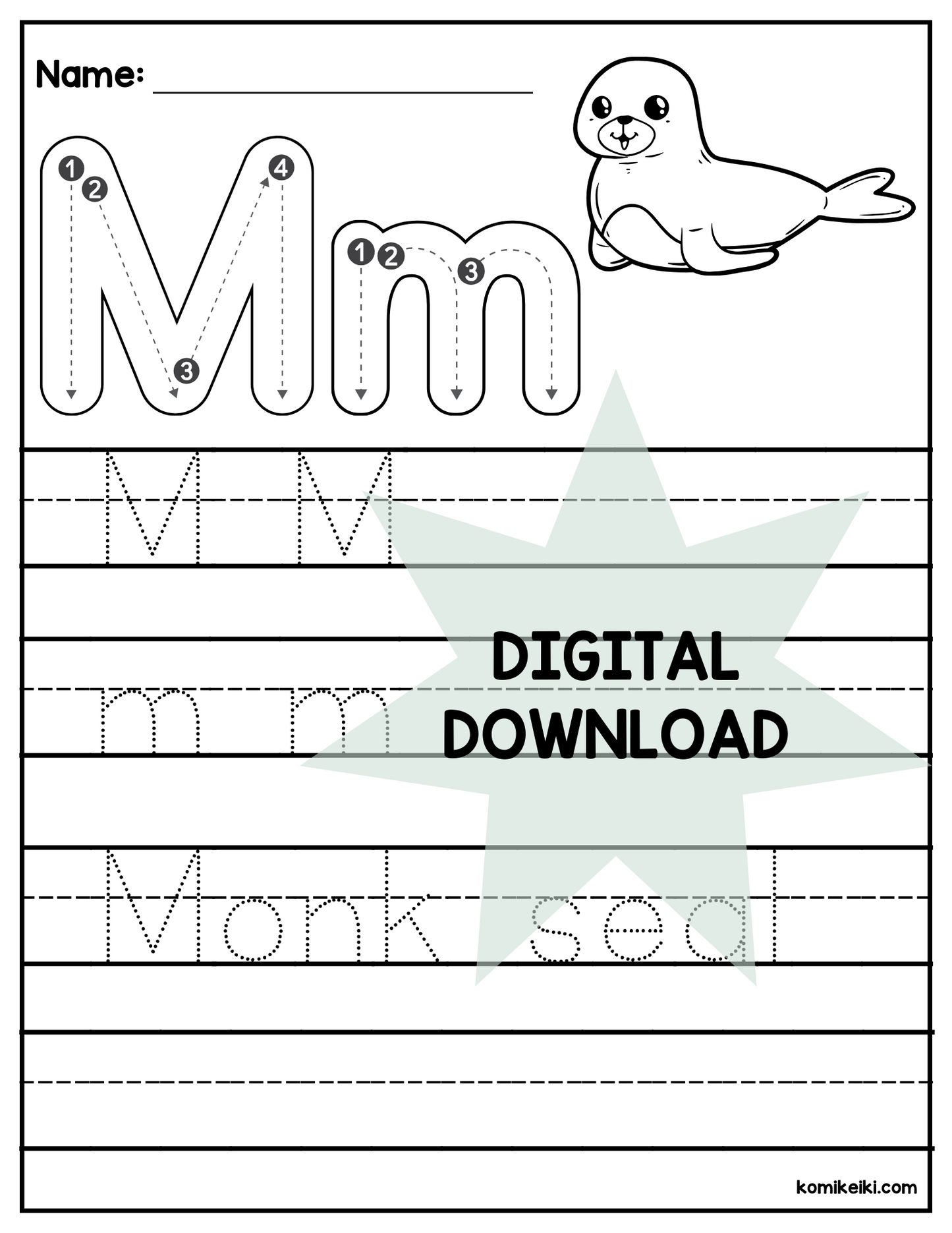 Printable Alphabet Tracing in Hawaii