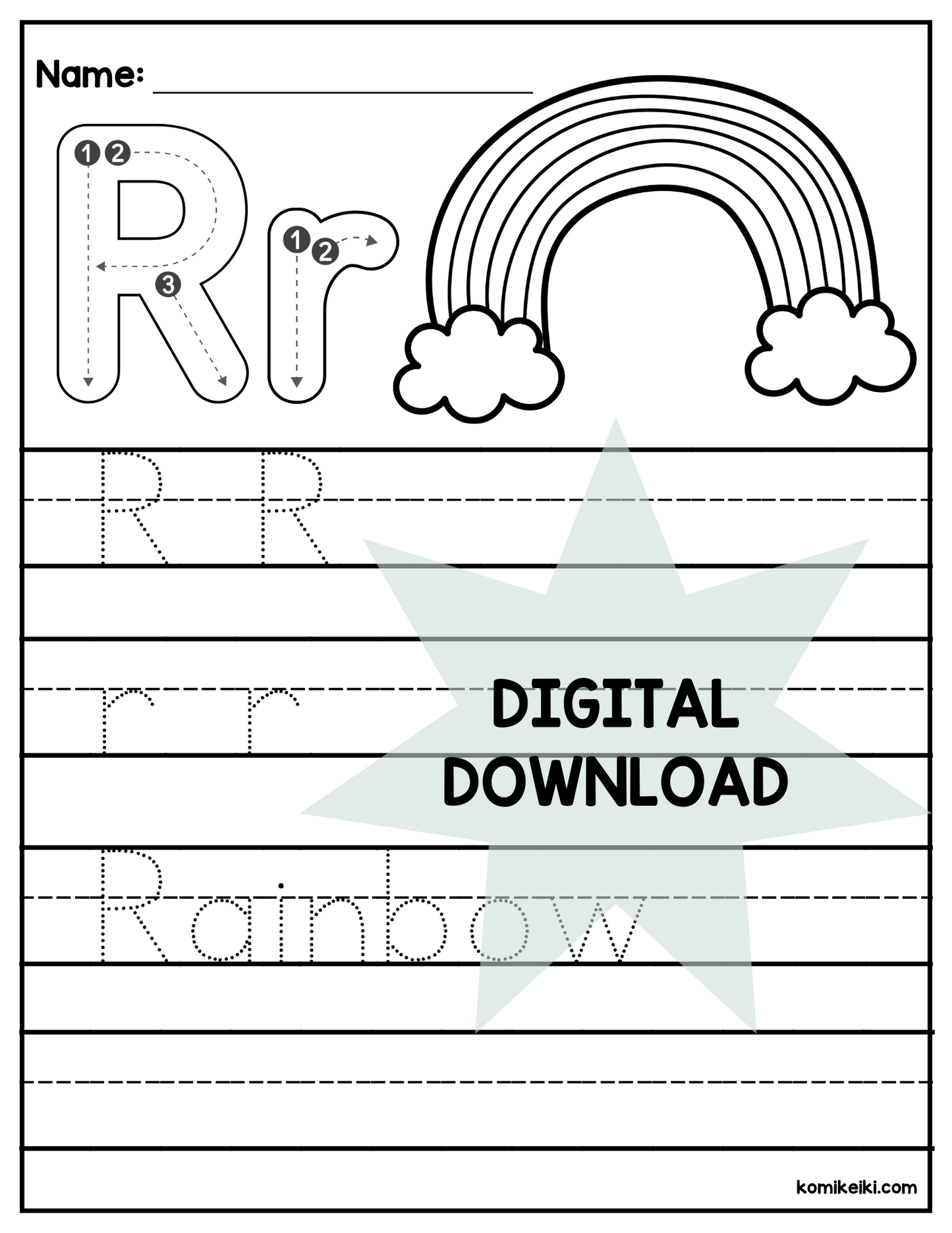 Printable Alphabet Tracing in Hawaii