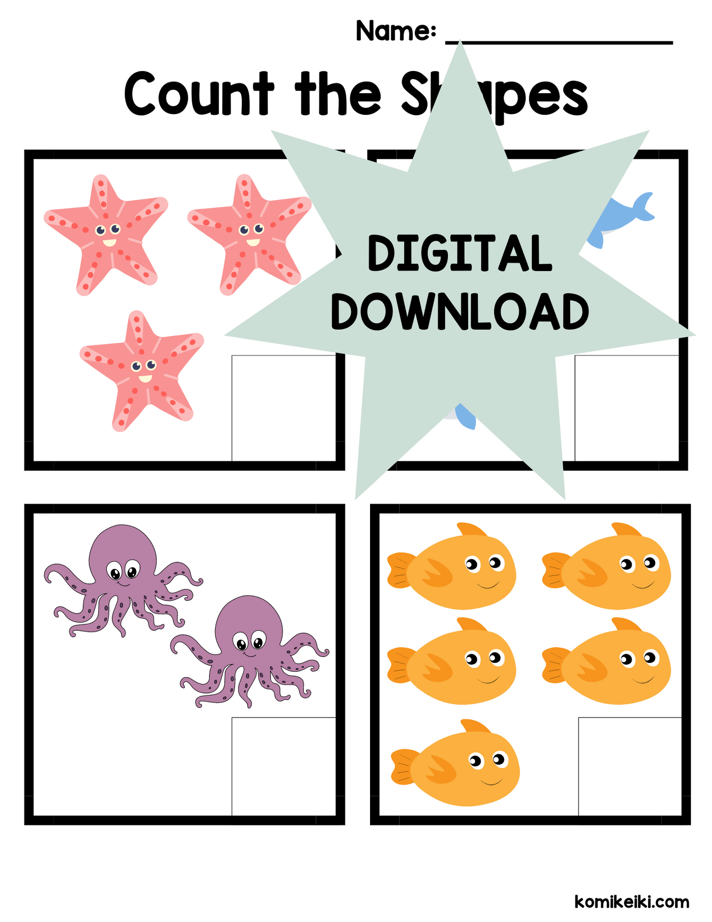 Printable Summer Fun Preschool Activity Packet