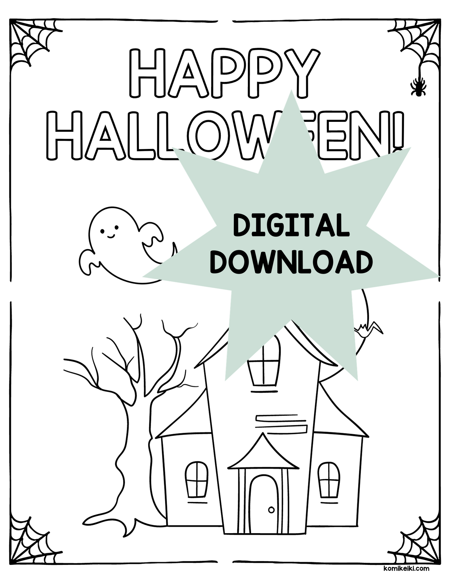 Printable Halloween Coloring Page