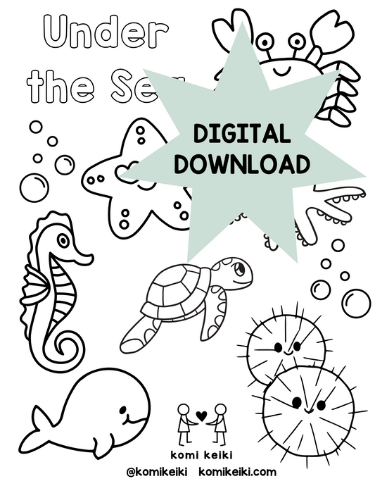 Printable Under the Sea Coloring Page